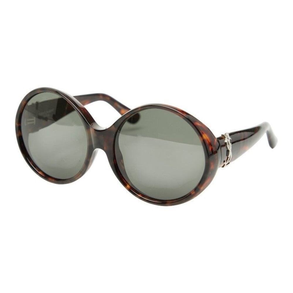 Saint Laurent SL M1/F 007 YSL Logo Sunglasses Brown